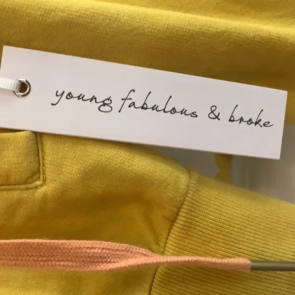 ❣️Young fabulous & broke❣️fleece sweatshirt ❣️last one❣️❤️🌺💜💗 - Picture 4 of 7